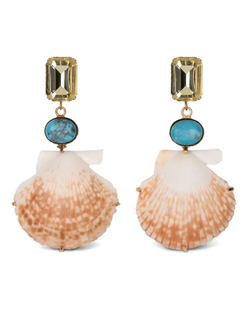 Jennifer Behr Riviera Ohrringe - Nude Nude