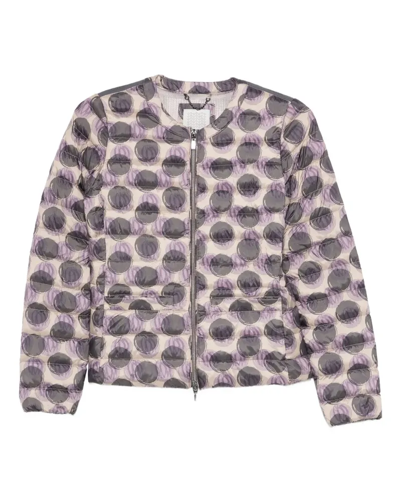 Geox Gefütterte Jacke mit grafischem Print - Nude Nude