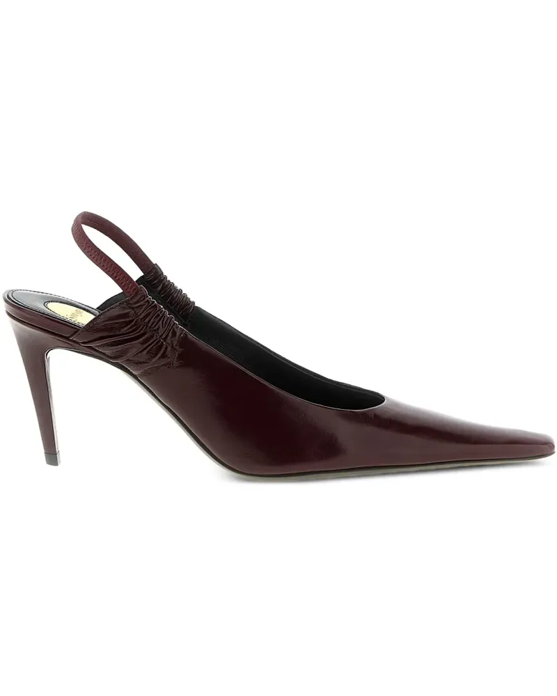 Saint Laurent Spitze Anne-Marie Slingback-Pumps 75mm - Rot Rot