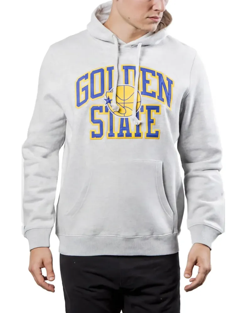 Mitchell & Ness NBA Golden State Warriors Playoff Win Hoodie - Grau Grau