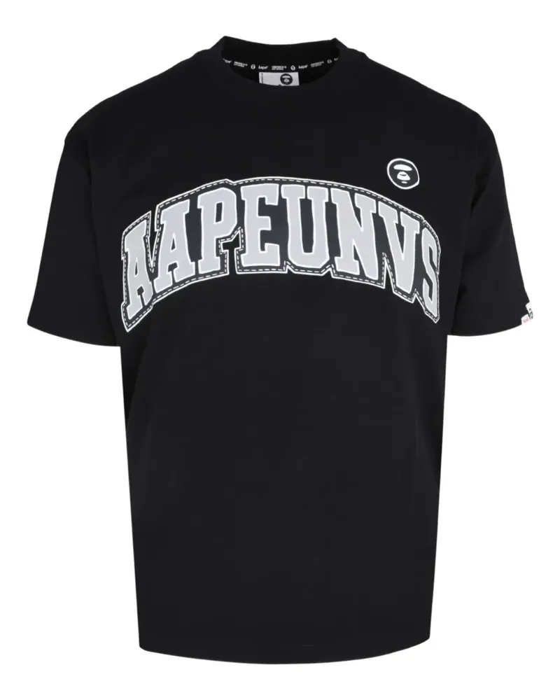 BAPE AAPEUNVS Moonface T-Shirt - Schwarz Schwarz