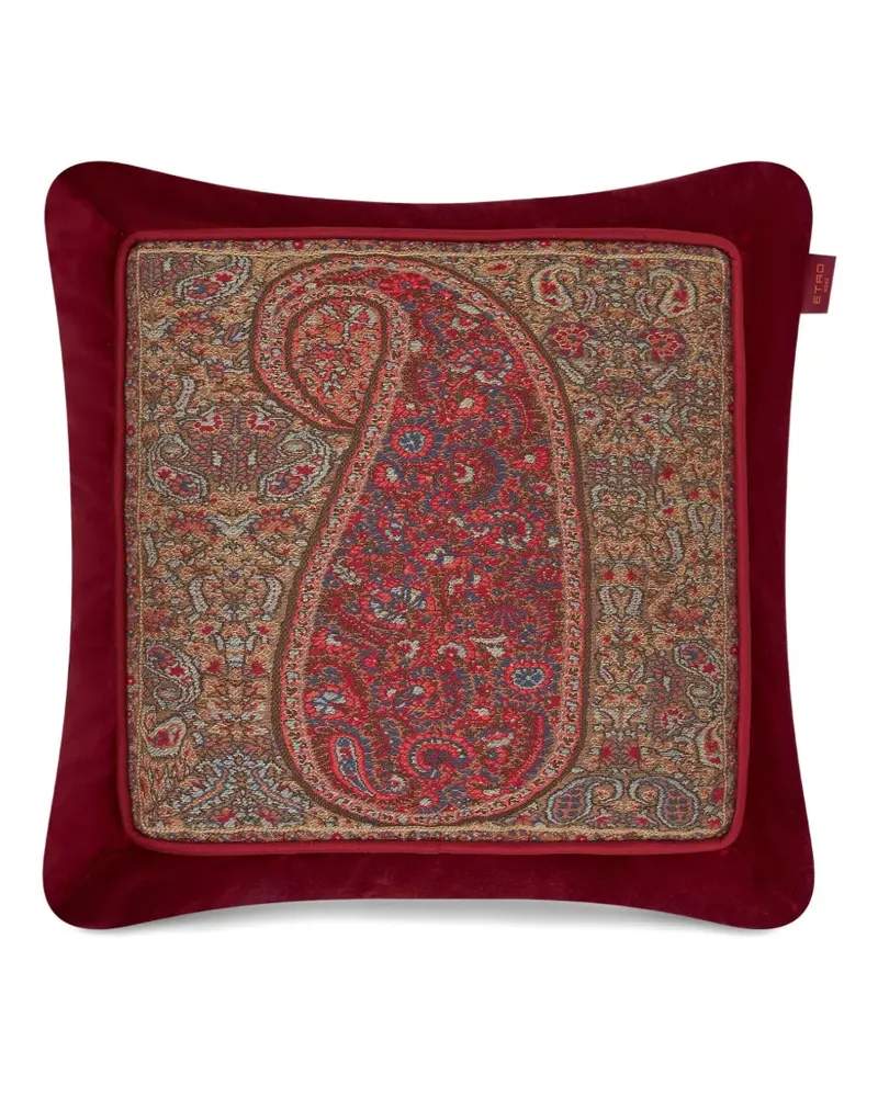 Etro Kissen aus Jacquard (45cm x 45cm) - Rot Rot