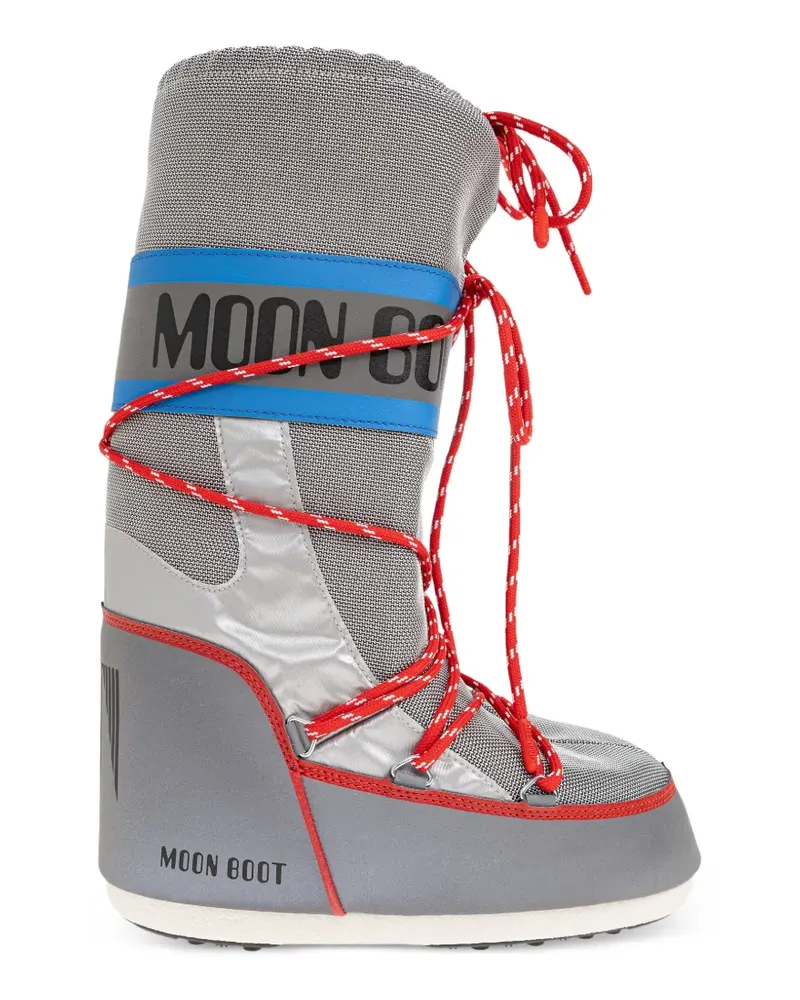 Moon Boot MB Icon Space Racing lace-up boots - Grau Grau