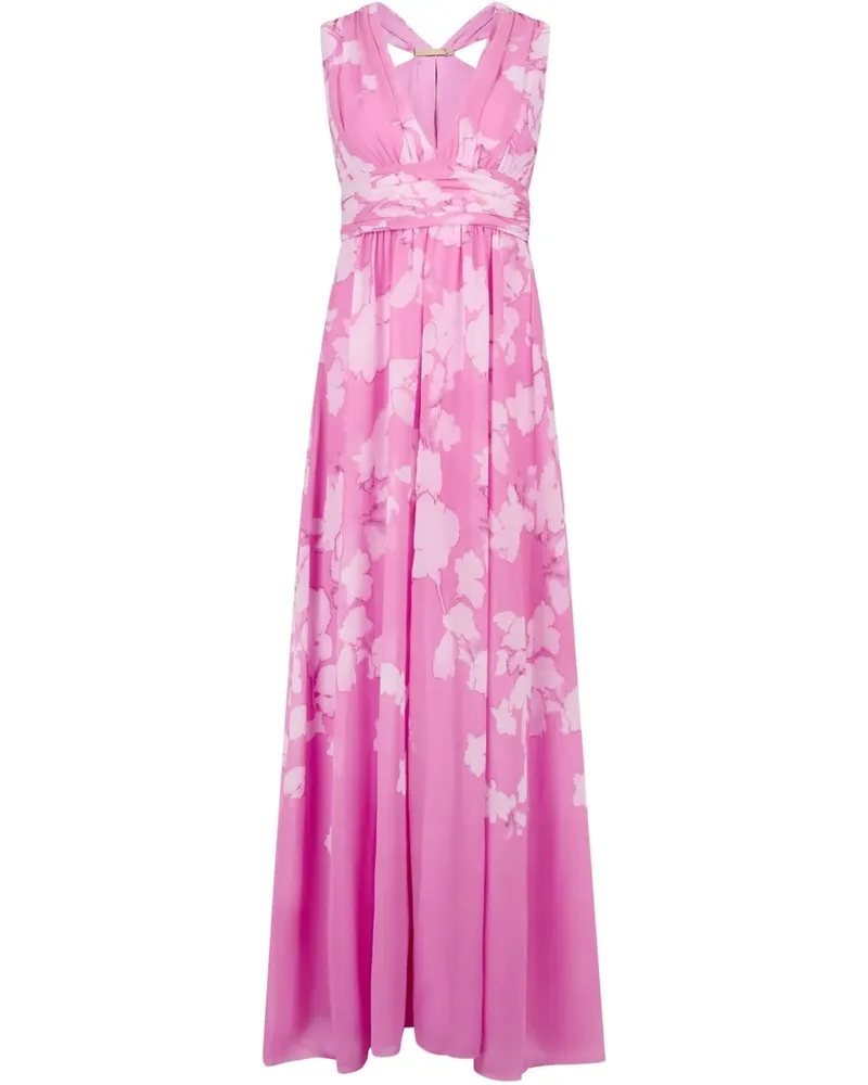 Liu Jo Kleid mit Blumen-Print - Rosa Rosa