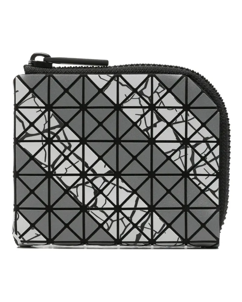 Issey Miyake Autobahn geometric-panelled wallet - Grau Grau