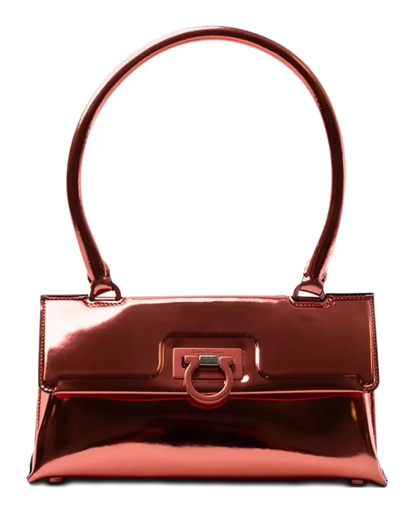 Ferragamo Schultertasche mit Henkel - Rosa Rosa