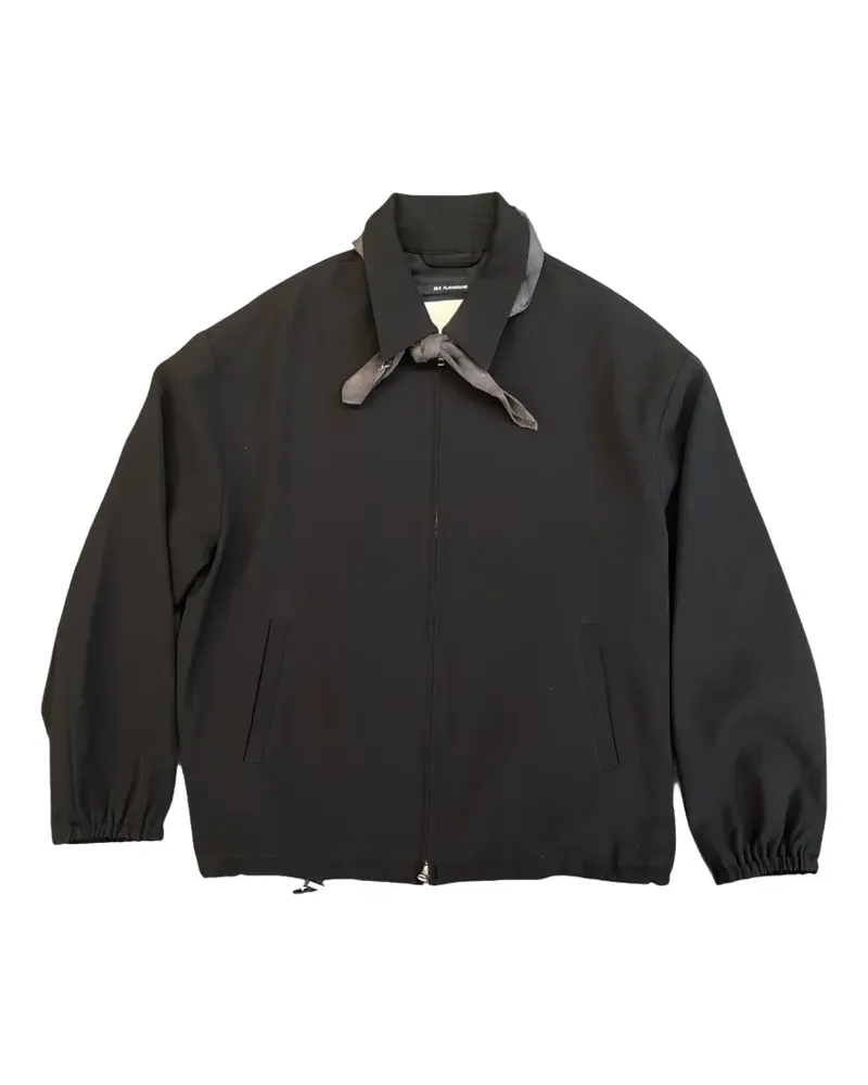 Song For The Mute Slim Coach Jacke mit Schaldetail - Schwarz Schwarz