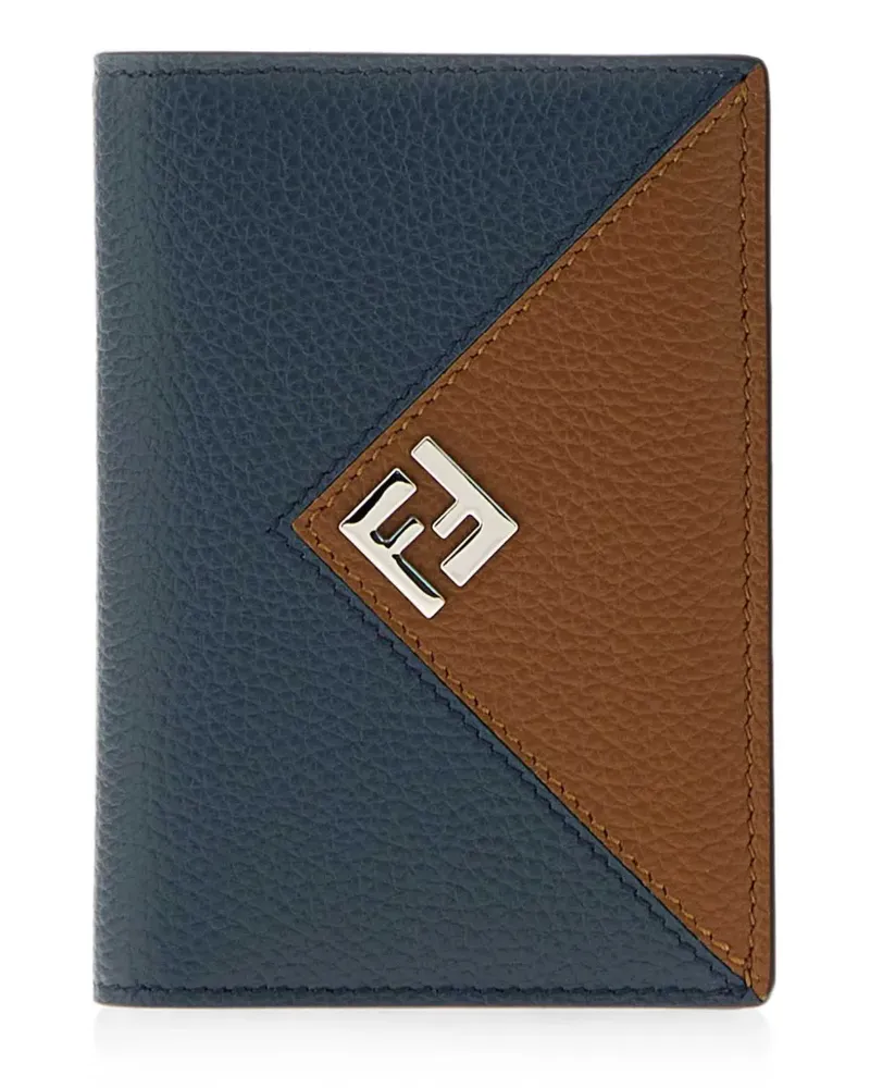 Fendi Lui leather card holder - Braun Braun