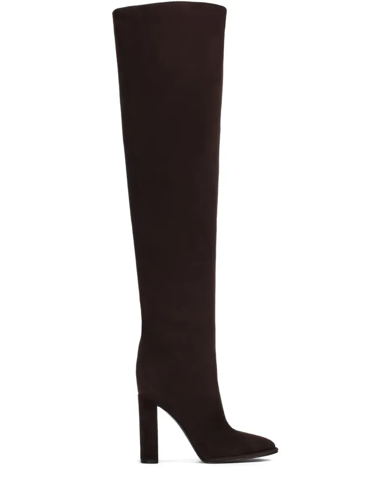 Le Silla Elsa Stiefel mit Blockabsatz 110mm - Braun Braun