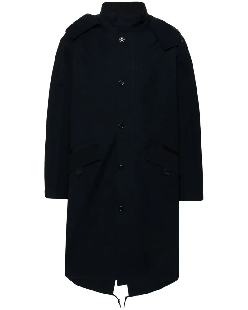 A.P.C. Austin Parka aus Ripstop Blau