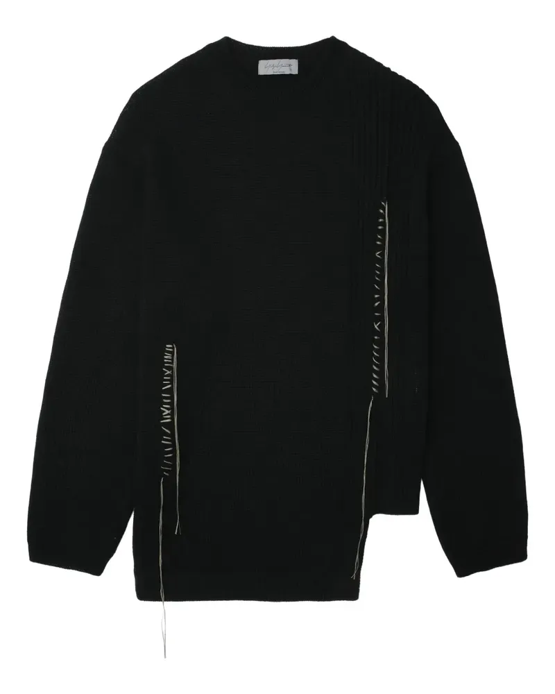 Yohji Yamamoto Pullover - Schwarz Schwarz