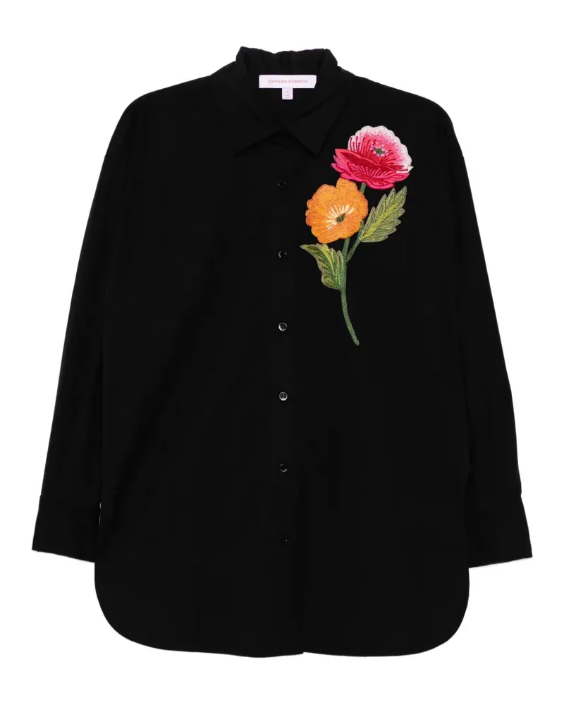 Carolina Herrera New York Annie Hemd - Schwarz Schwarz