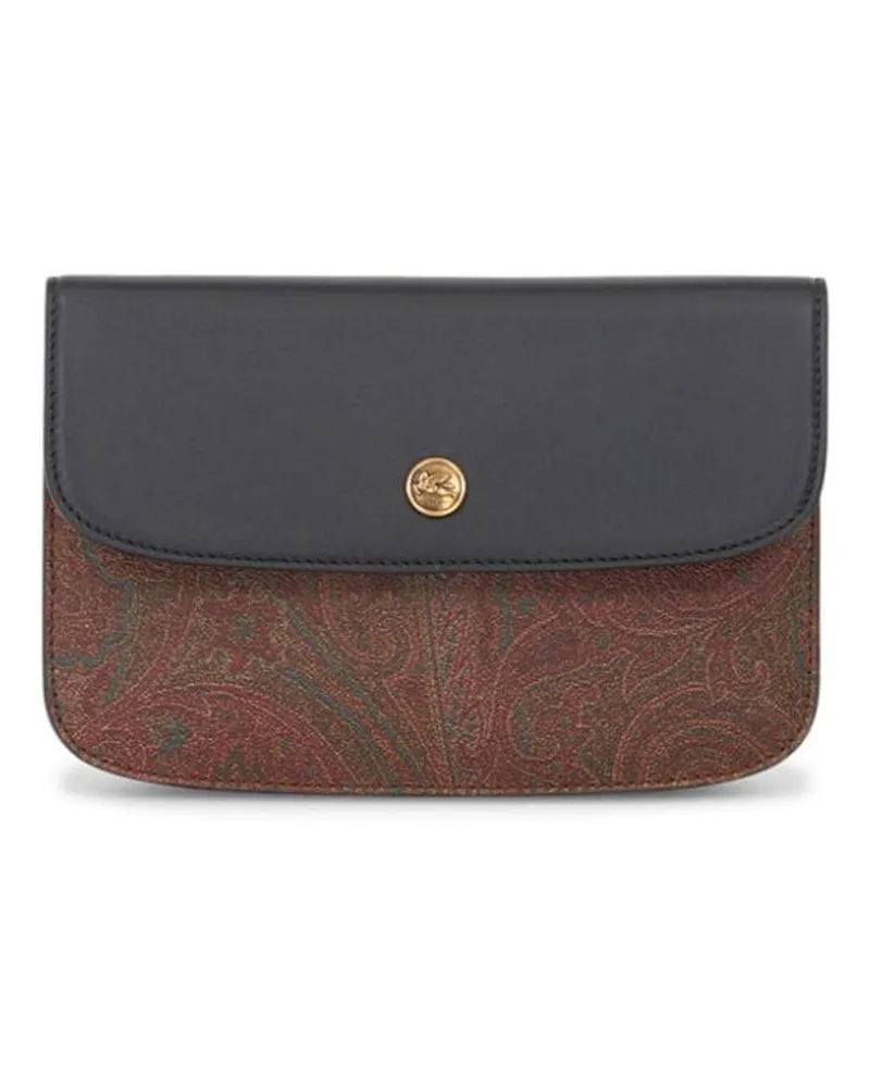 Etro Portemonnaie mit Print - Braun Braun