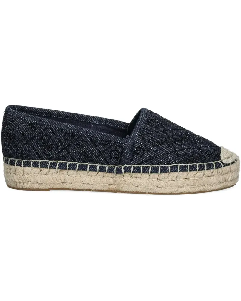 Guess Sparkling Espadrille-Slip-On-Sneakers - Blau Blau