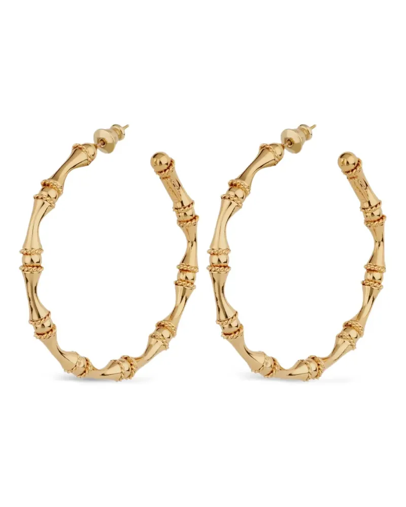Gas Bijoux bambou hoop earrings - Gold Gold