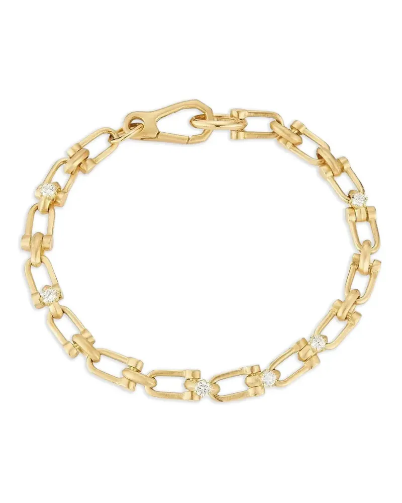 Jade Trau 18kt Georgina Gelbgoldarmband mit Diamant Gold