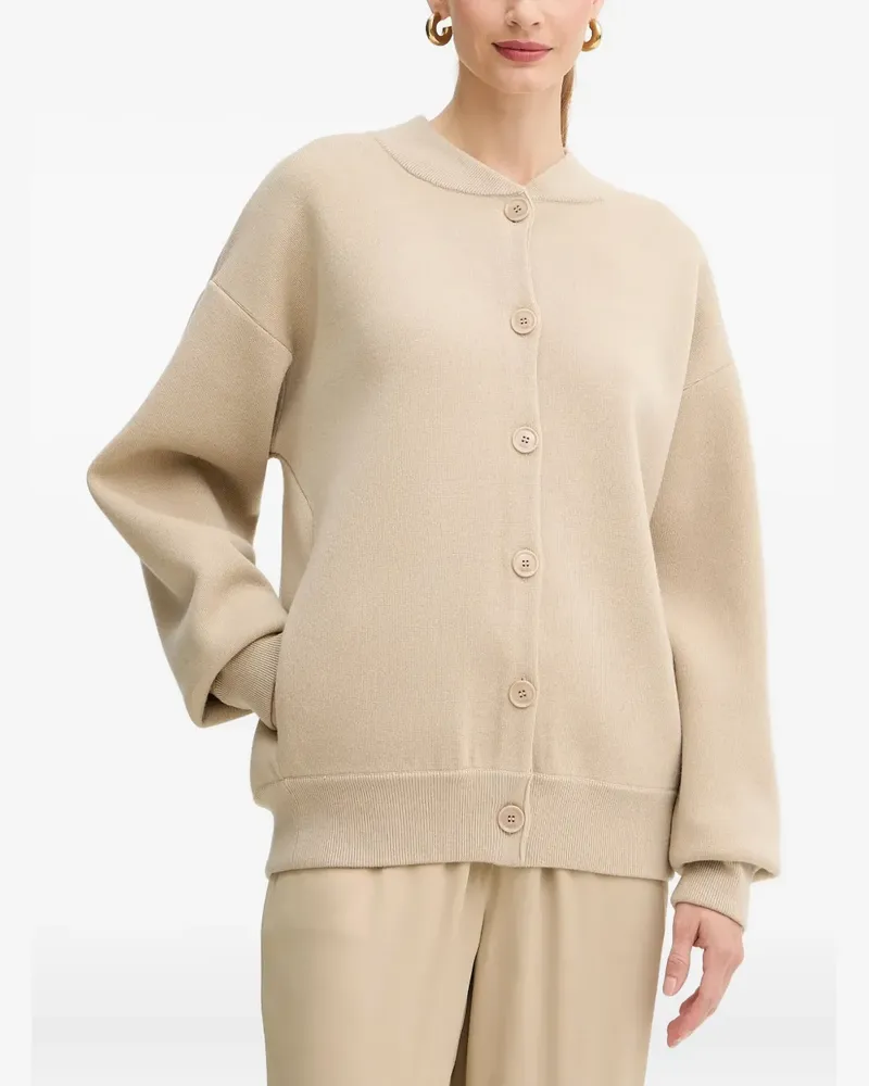 HUGO BOSS Geknöpfter Cardigan - Nude Nude