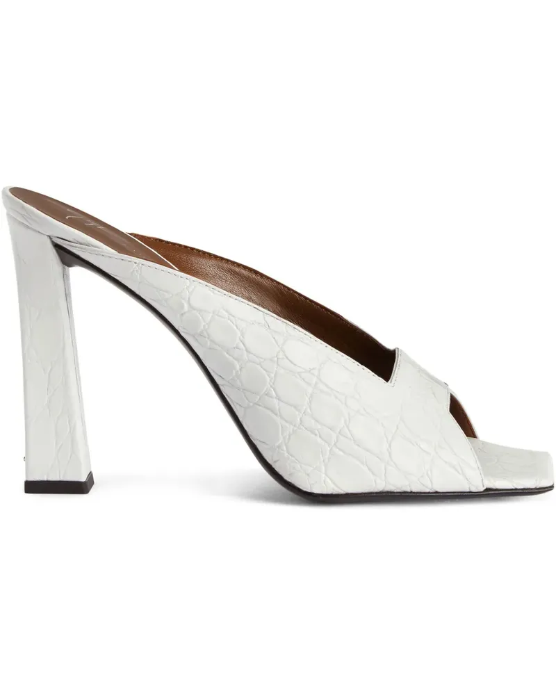 Giuseppe Zanotti Klassische Mules - Weiß Weiß