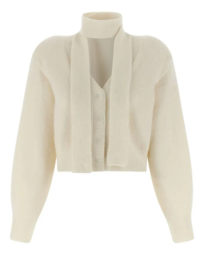 ROTATE Birger Christensen button-fastening cardigan - Weiß Weiß