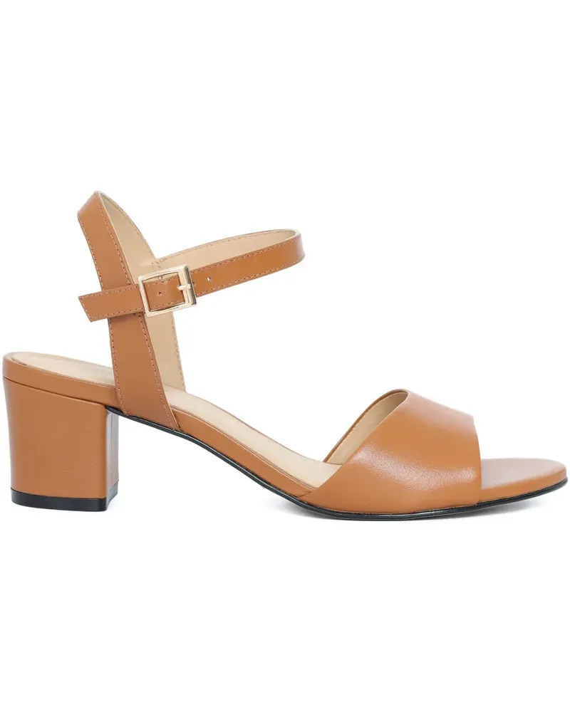 Sarah Chofakian 50mm Capuccino sandals - Braun Braun