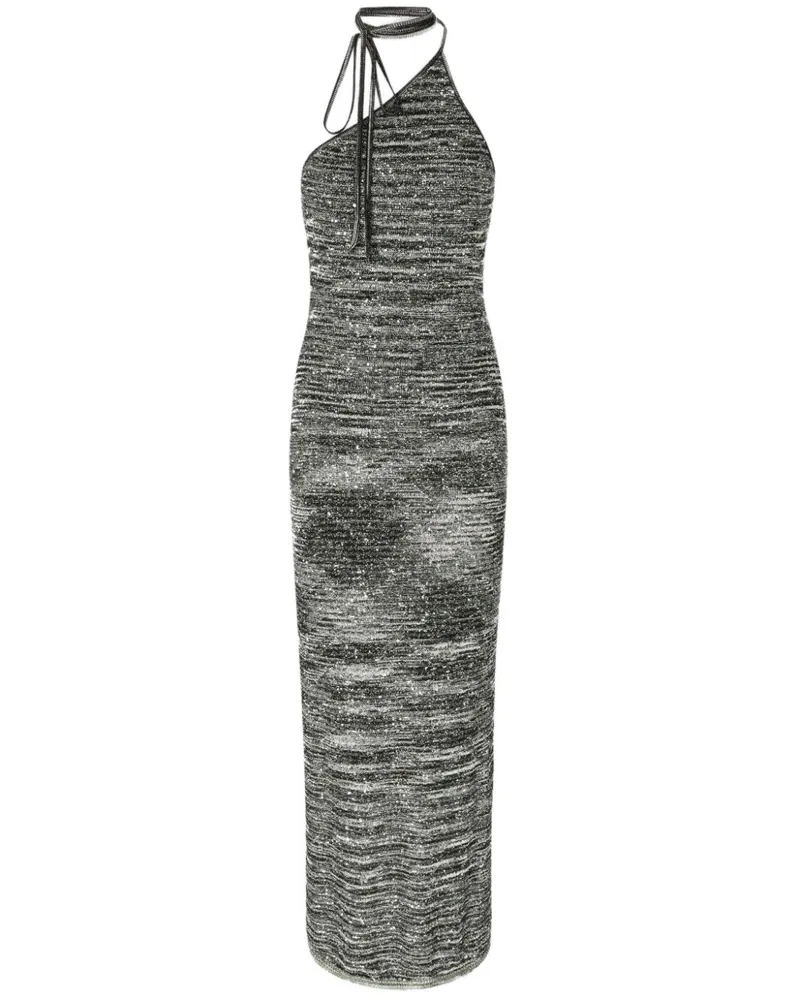 Missoni Maxikleid aus Slub-Strick - Grün Grün