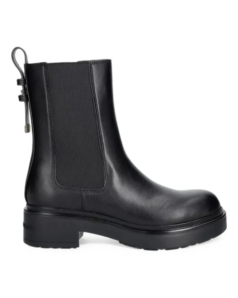 Armani Exchange elasticated-panel chelsea boots - Schwarz Schwarz