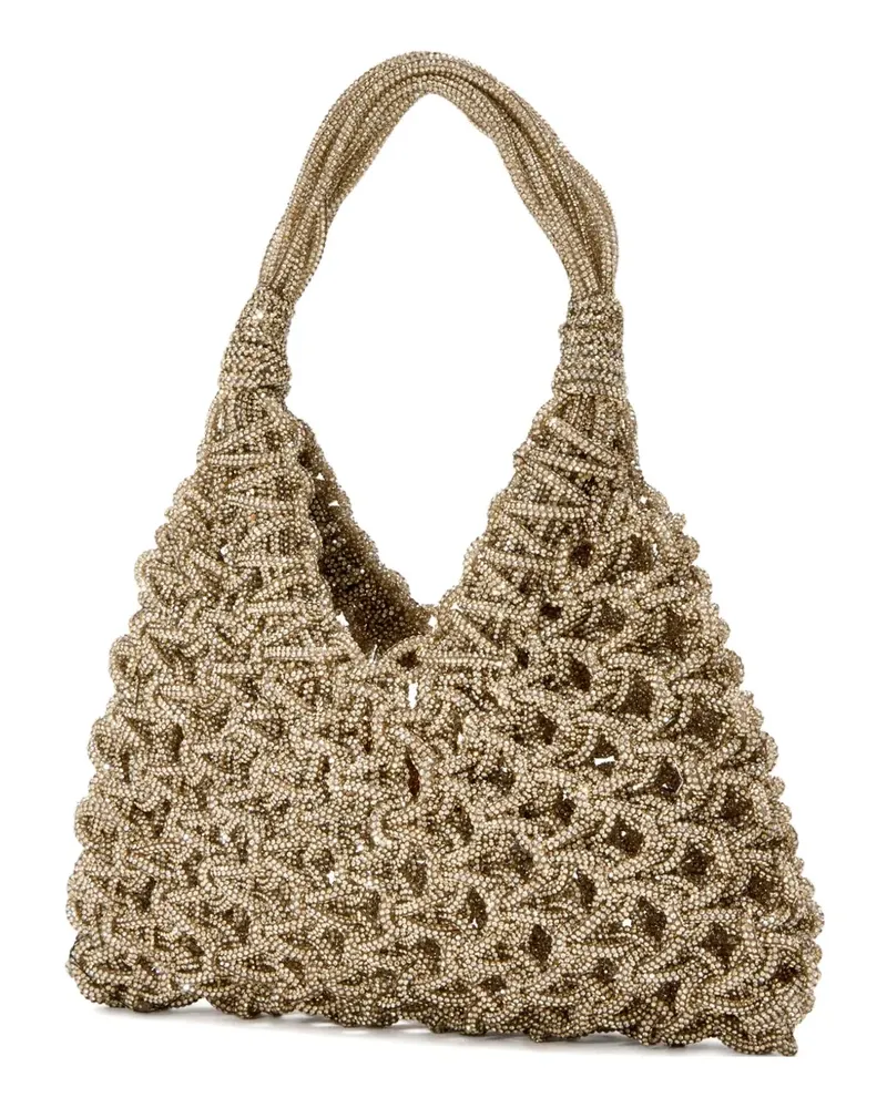 HIBOURAMA Vannifique Tote Bag mit Knoten - Gold Gold
