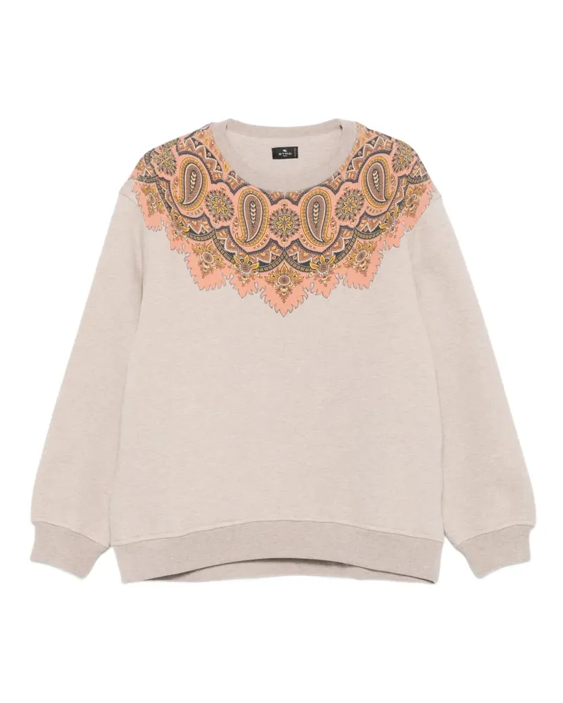 Etro Sweatshirt mit Paisley-Detail - Nude Nude