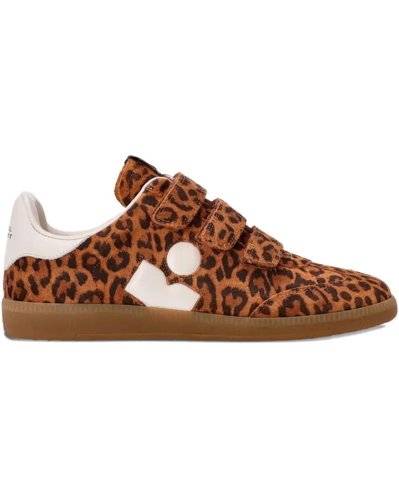 Isabel Marant Beth Sneakers mit Leoparden-Print - LEEC LEOPARD ECRU Leec