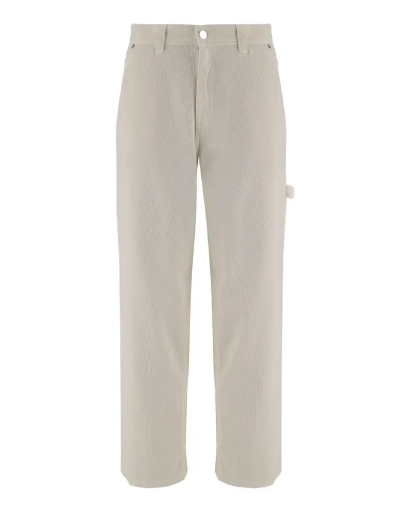 Haikure straight-leg trousers - Weiß Weiß