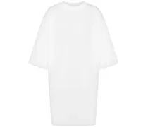 T-Shirtkleid aus Baumwolle - Weiß