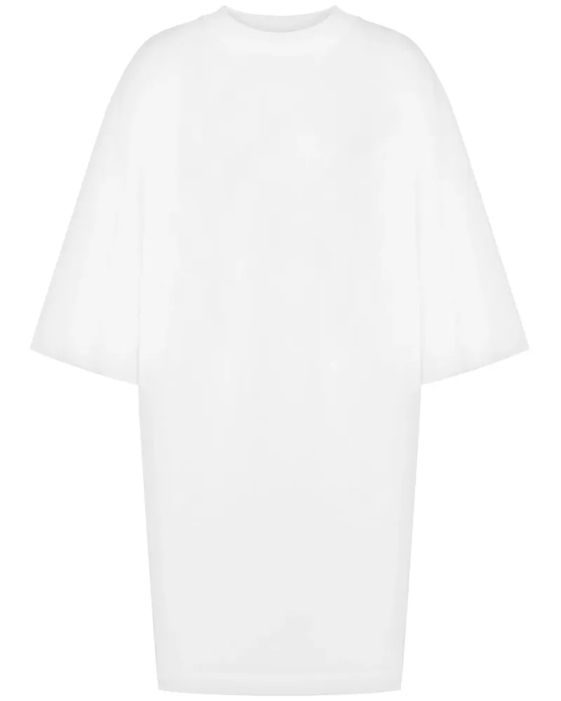 Moschino T-Shirtkleid aus Baumwolle - Weiß Weiß