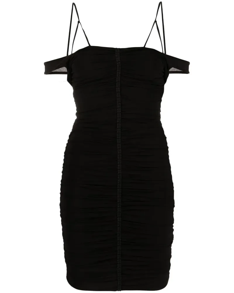 Givenchy Schulterfreies Minikleid - Schwarz Schwarz