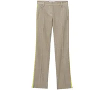 Gerade Hose mit Reißverschluss - Nude