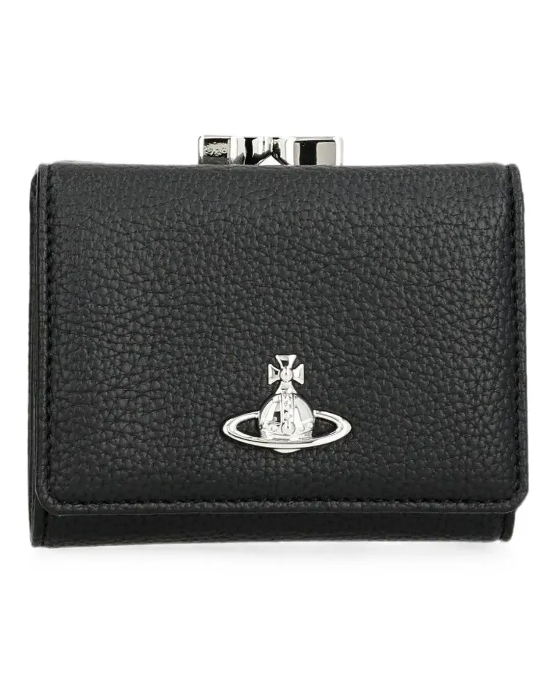 Vivienne Westwood small frame wallet - Schwarz Schwarz
