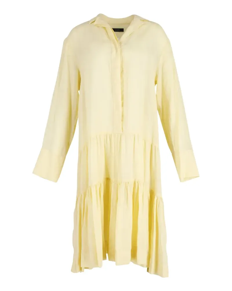 Joseph Dan tiered shirt dress - Gelb Gelb