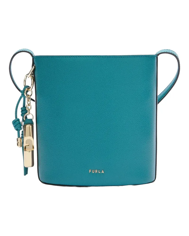 Furla Roxie Beuteltasche mit Anhänger - Blau Blau