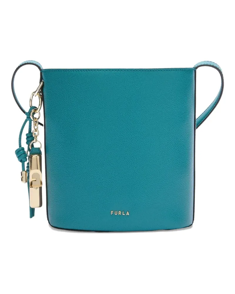 Furla Roxie Beuteltasche mit Anhänger - Blau Blau
