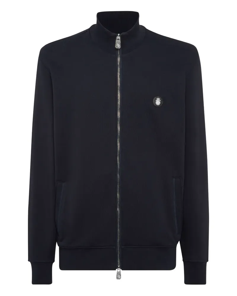 Billionaire Sweatshirt mit Logo-Schild - Blau Blau