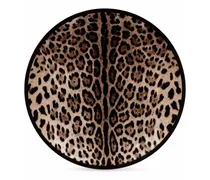 Teller mit Leoparden-Print