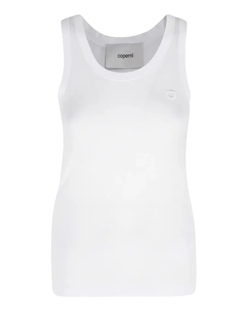 COPERNI Tanktop mit Logo - Weiß Weiß