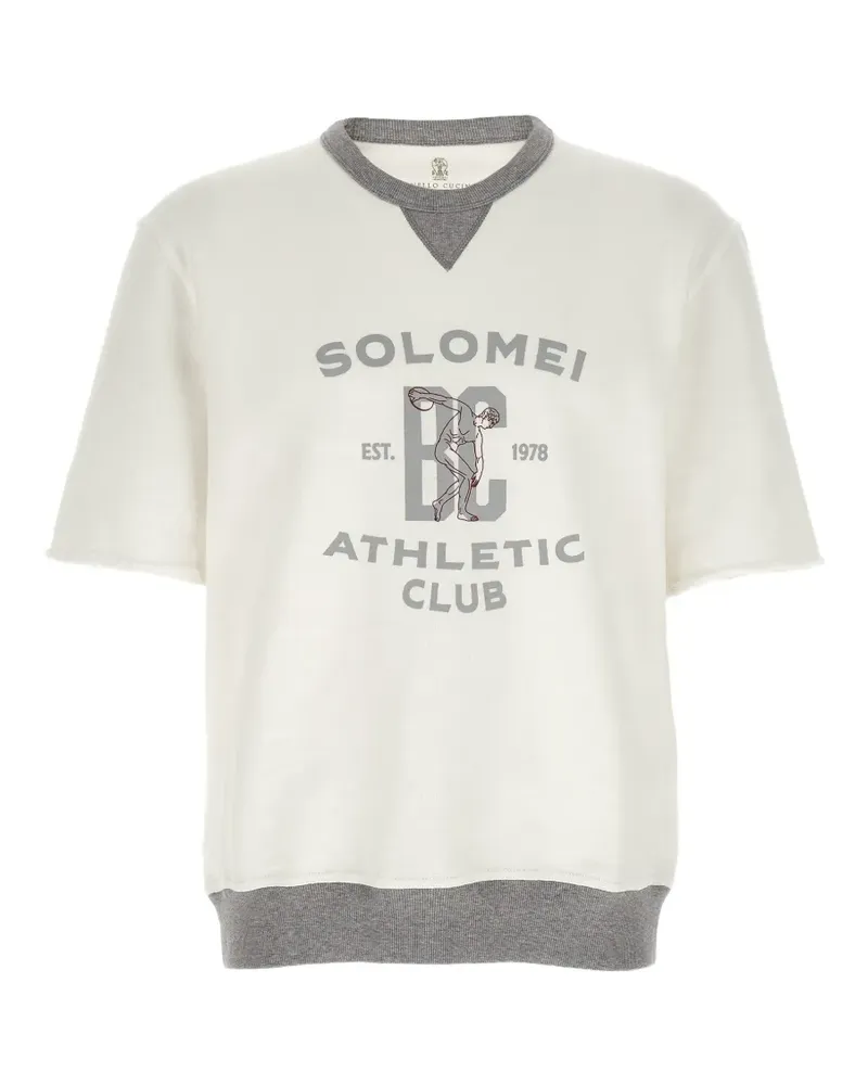 Brunello Cucinelli Short sleeved sweatshirt - Nude Nude