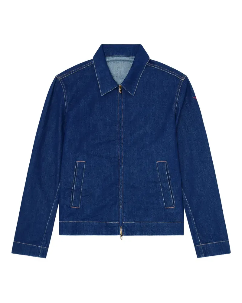 Diesel D-Rohe contrast-stitch denim jacket - Blau Blau