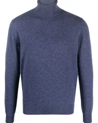 Corneliani Kaschmirpullover mit Rollkragen Blau