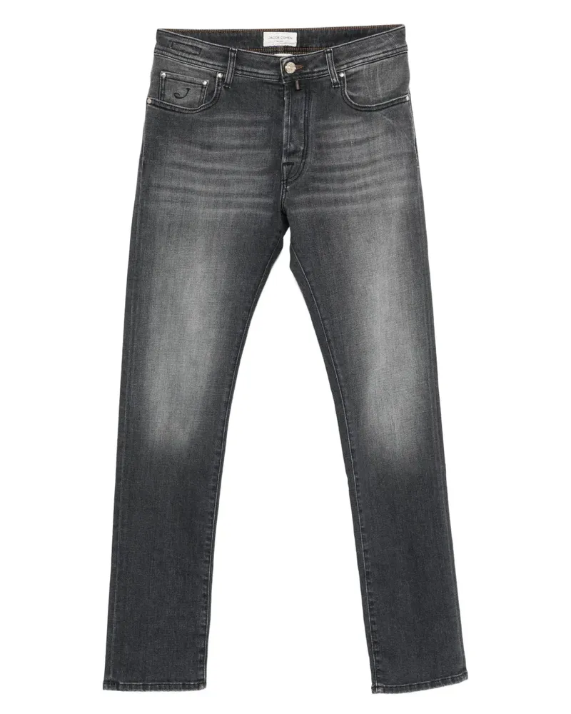 Jacob Cohën Ausgeblichene Jeans - Schwarz Schwarz
