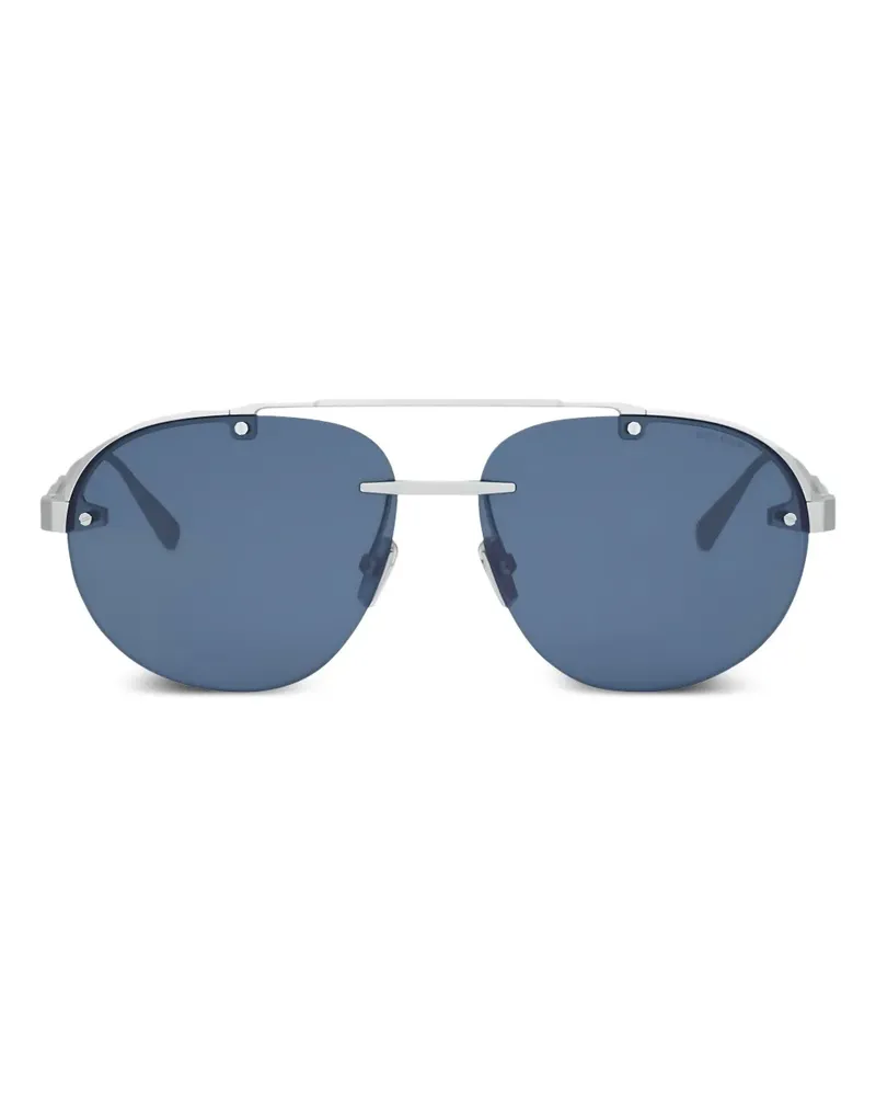 Bulgari Sonnenbrille aus Titan - Silber Silber