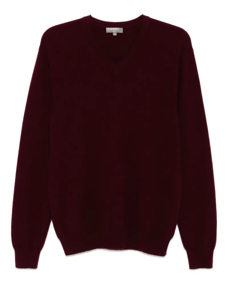 N.Peal Burlington Pullover - Bordeaux Bordeaux