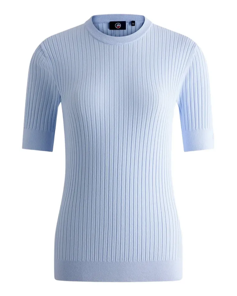 FUSALP Jadou ribbed short-sleeves T-shirt - Blau Blau