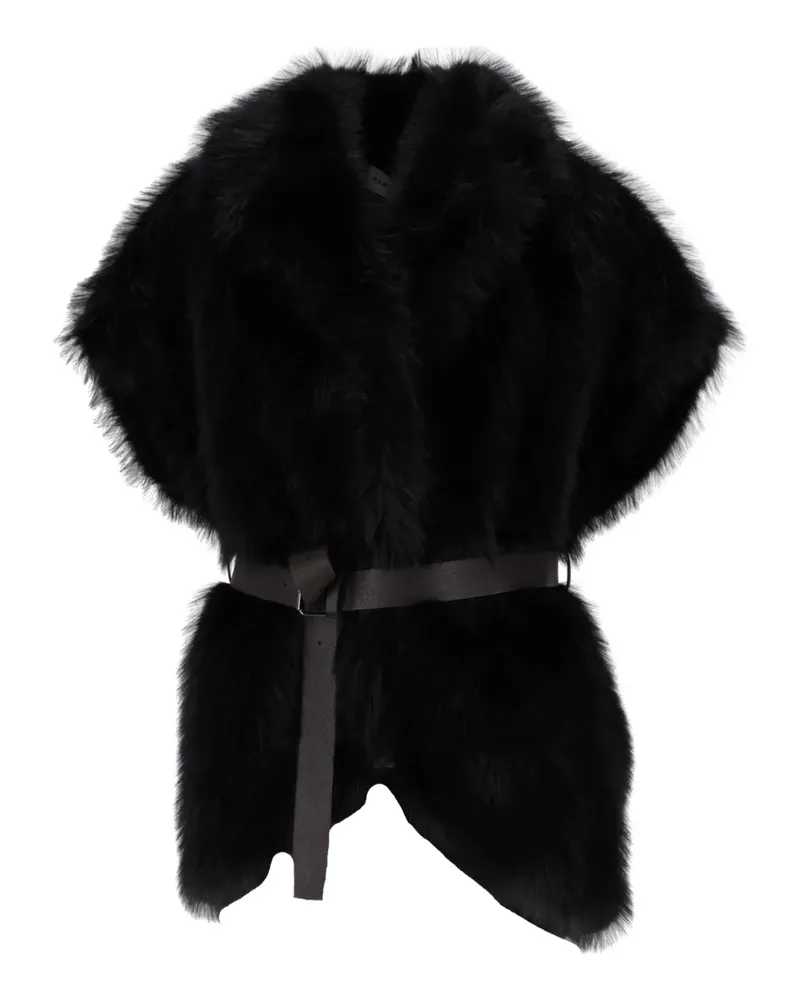 P.A.R.O.S.H. P.A.R.O H. belted gilet - Schwarz Schwarz