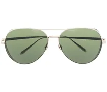 Getönte Pilotenbrille - Silber